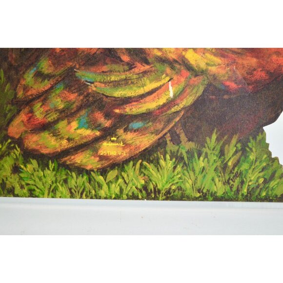 Hallmark Vintage Die Cut Turkey Cutout Decor - Picture 4 of 4